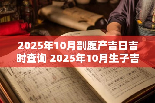 2025年10月剖腹产吉日吉时查询 2025年10月生子吉日