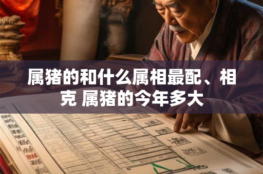 属猪的和什么属相最配、相克 属猪的今年多大 属猪的和什么属相最配、相克 属猪的今年多大