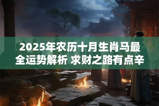 2025年农历十月生肖马最全运势解析 求财之路有点辛苦