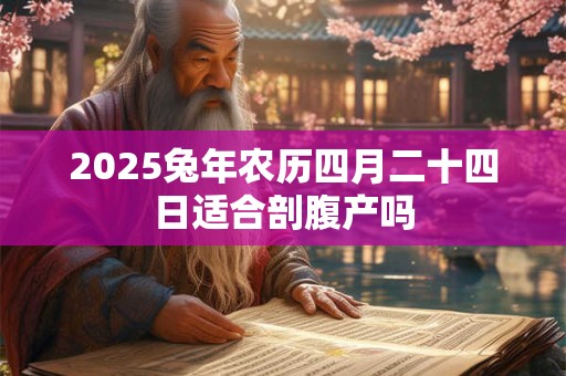2025兔年农历四月二十四日适合剖腹产吗 2025兔年农历四月二十四日适合剖腹产吗