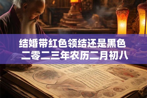 结婚带红色领结还是黑色  二零二三年农历二月初八是黄道吉日吗