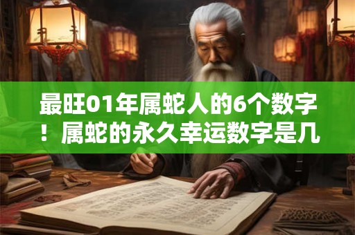 最旺01年属蛇人的6个数字！属蛇的永久幸运数字是几