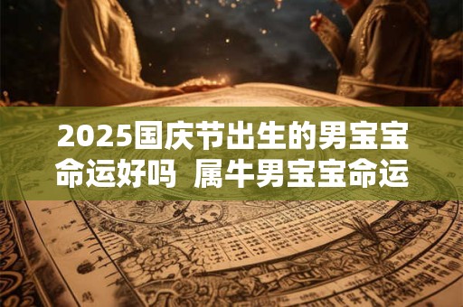 2025国庆节出生的男宝宝命运好吗  属牛男宝宝命运解析