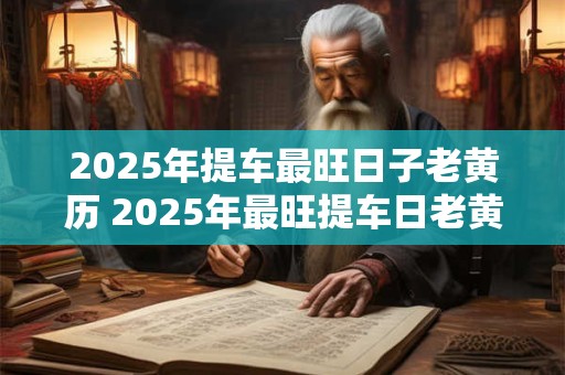 2025年提车最旺日子老黄历 2025年最旺提车日老黄历揭秘