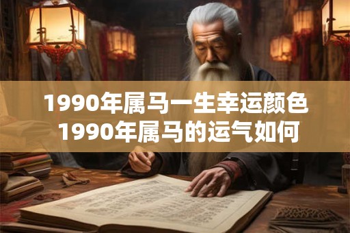 1990年属马一生幸运颜色 1990年属马的运气如何