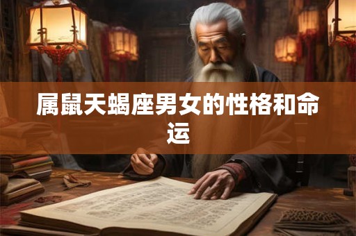 属鼠天蝎座男女的性格和命运