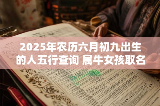 2025年农历六月初九出生的人五行查询 属牛女孩取名