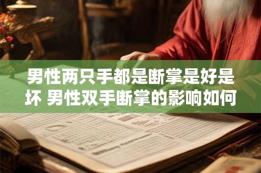 男性两只手都是断掌是好是坏 男性双手断掌的影响如何