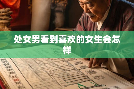 处女男看到喜欢的女生会怎样