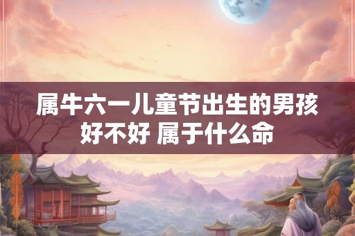 属牛六一儿童节出生的男孩好不好 属于什么命