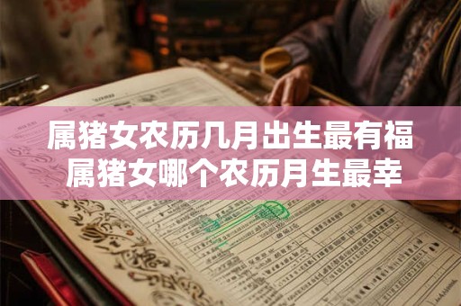 属猪女农历几月出生最有福 属猪女哪个农历月生最幸运