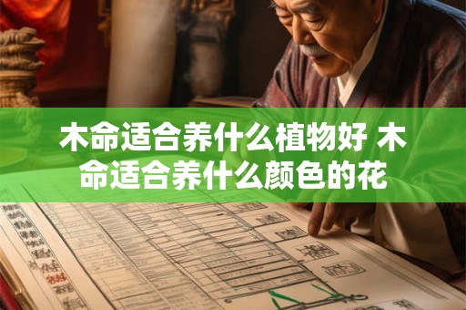 木命适合养什么植物好 木命适合养什么颜色的花