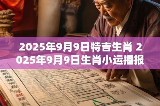2025年9月9日特吉生肖 2025年9月9日生肖小运播报