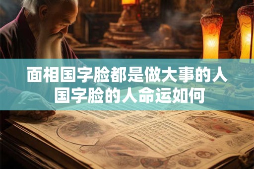 面相国字脸都是做大事的人 国字脸的人命运如何