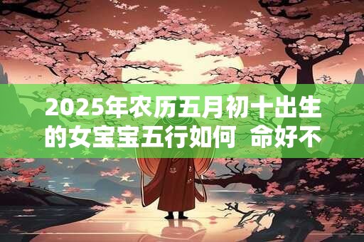 2025年农历五月初十出生的女宝宝五行如何  命好不好