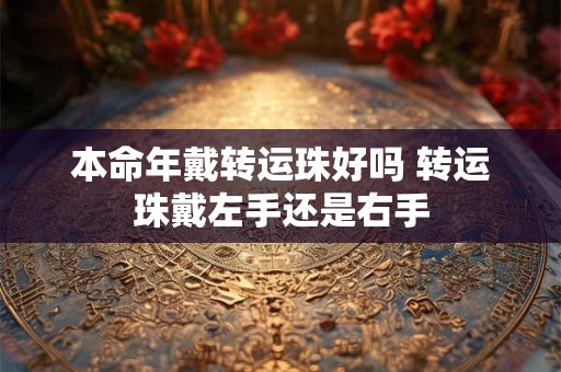 本命年戴转运珠好吗 转运珠戴左手还是右手
