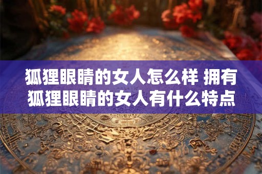 狐狸眼睛的女人怎么样 拥有狐狸眼睛的女人有什么特点
