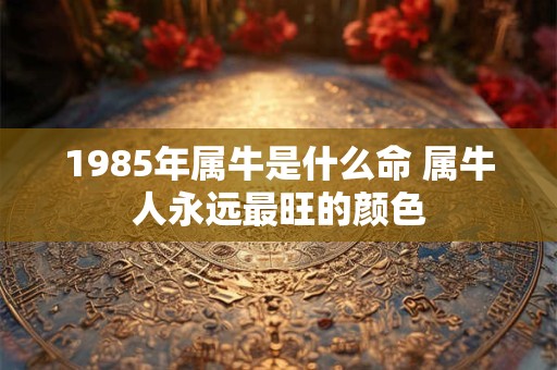 1985年属牛是什么命 属牛人永远最旺的颜色