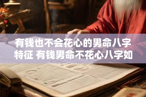 有钱也不会花心的男命八字特征 有钱男命不花心八字如何