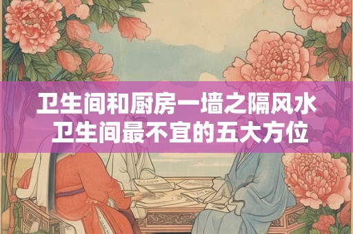 卫生间和厨房一墙之隔风水 卫生间最不宜的五大方位