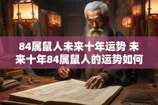 84属鼠人未来十年运势 未来十年84属鼠人的运势如何