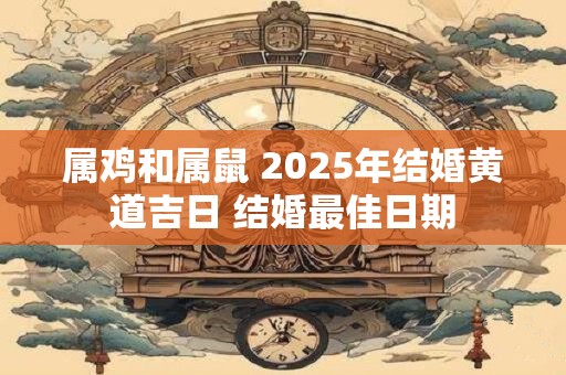 属鸡和属鼠 2025年结婚黄道吉日 结婚最佳日期