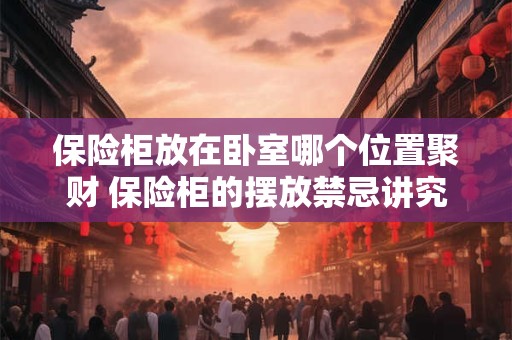 保险柜放在卧室哪个位置聚财 保险柜的摆放禁忌讲究