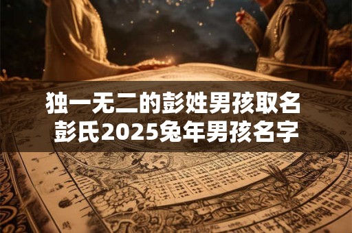 独一无二的彭姓男孩取名 彭氏2025兔年男孩名字