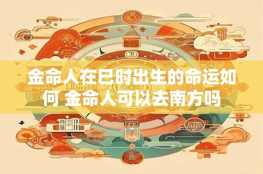 金命人在巳时出生的命运如何 金命人可以去南方吗