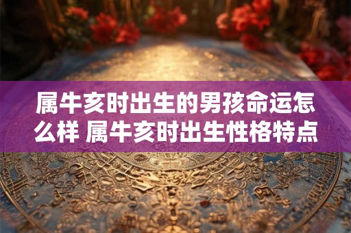 属牛亥时出生的男孩命运怎么样 属牛亥时出生性格特点