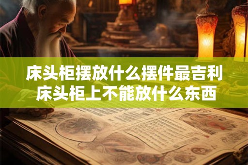 床头柜摆放什么摆件最吉利 床头柜上不能放什么东西