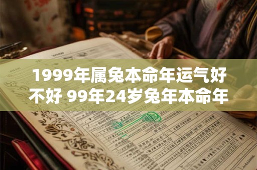 1999年属兔本命年运气好不好 99年24岁兔年本命年财运怎么样