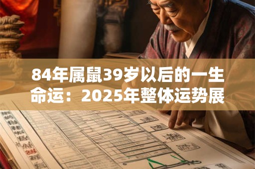 84年属鼠39岁以后的一生命运：2025年整体运势展望