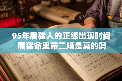 95年属猪人的正缘出现时间 属猪命里带二婚是真的吗