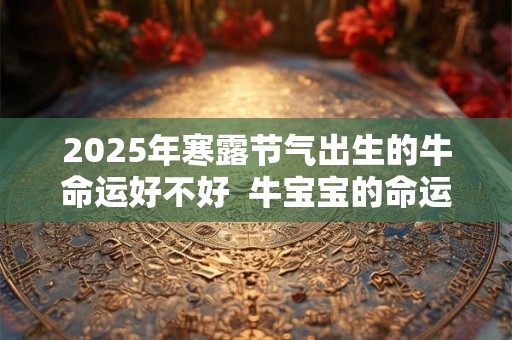 2025年寒露节气出生的牛命运好不好  牛宝宝的命运解析