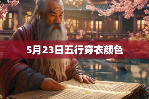 5月23日五行穿衣颜色