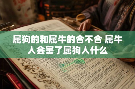 属狗的和属牛的合不合 属牛人会害了属狗人什么