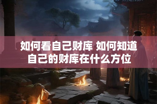 如何看自己财库 如何知道自己的财库在什么方位