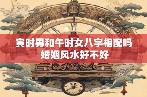 寅时男和午时女八字相配吗 婚姻风水好不好