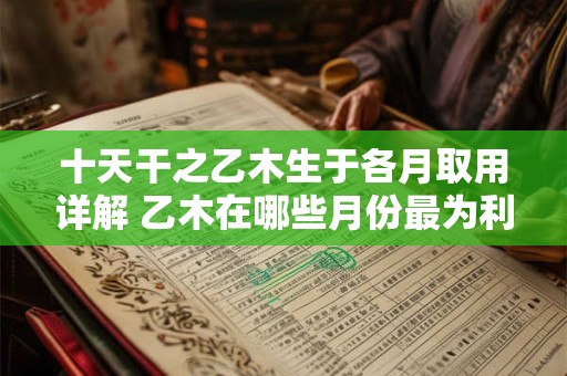 十天干之乙木生于各月取用详解 乙木在哪些月份最为利于使用