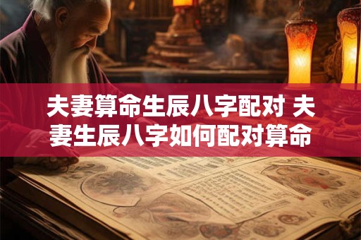 夫妻算命生辰八字配对 夫妻生辰八字如何配对算命