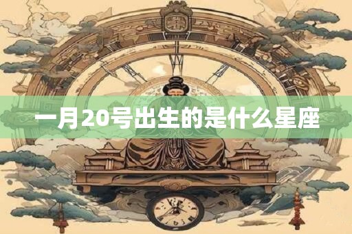 一月20号出生的是什么星座
