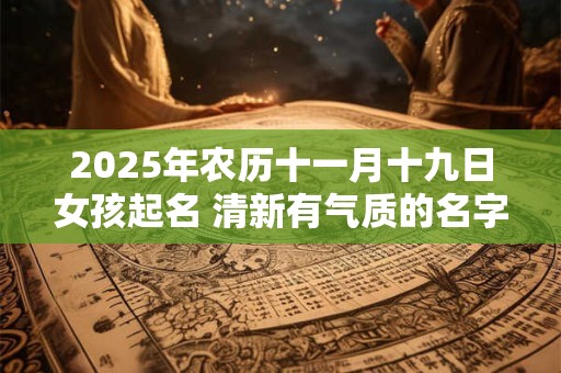 2025年农历十一月十九日女孩起名 清新有气质的名字精选