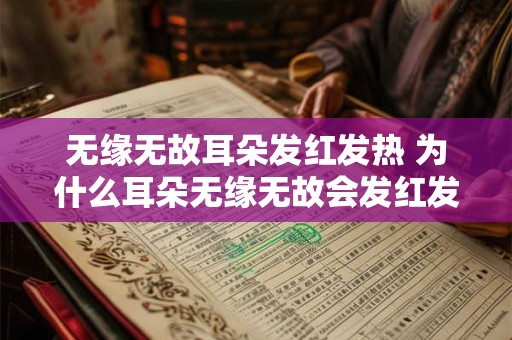 无缘无故耳朵发红发热 为什么耳朵无缘无故会发红发热