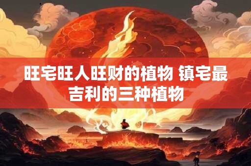 旺宅旺人旺财的植物 镇宅最吉利的三种植物 旺宅旺人旺财的植物 镇宅最吉利的三种植物