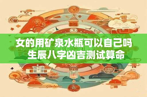 女的用矿泉水瓶可以自己吗  生辰八字凶吉测试算命