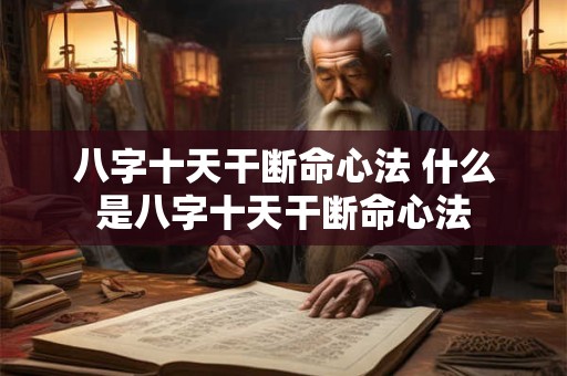 八字十天干断命心法 什么是八字十天干断命心法