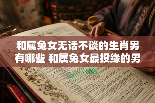 和属兔女无话不谈的生肖男有哪些 和属兔女最投缘的男生肖是