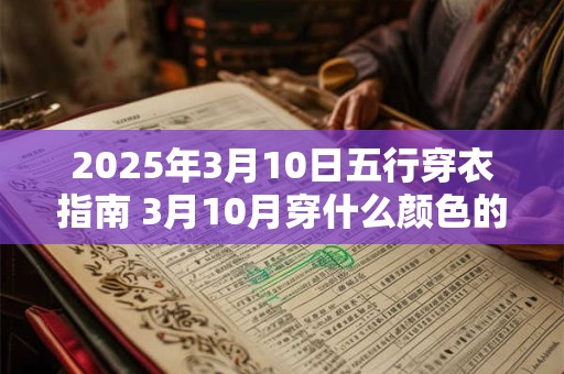 2025年3月10日五行穿衣指南 3月10月穿什么颜色的衣服