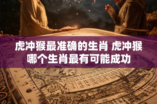 虎冲猴最准确的生肖 虎冲猴哪个生肖最有可能成功